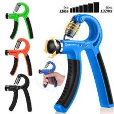 Hand Grip Strength Power Trainer Gripper Strengthener Adjustable Gym Exerciser 