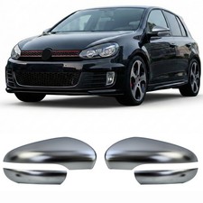 Spiegelkappen Alu-Look Matt Spiegel Abdeckungen 4-teilig für VW Golf 6 2008-2012