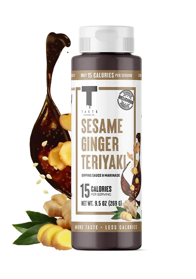 Salsa de ala y adobo, gran sabor, apta para ceto, salsa baja en calorías (sésamo Foto 3 de 4