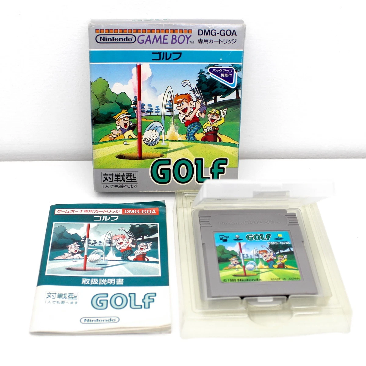 Nintendo Game Boy Golf DMG-GOA: CIB, Probado, Japón, Buen Estado