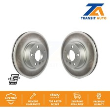 Front Coated Disc Brake Rotors Pair For BMW X3 X4 KG-100331