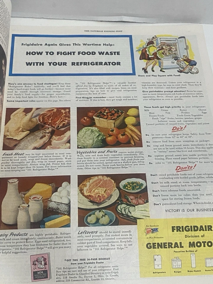 SATURDAY EVENING POST  Magazine APRIL 14 1945 CLARENCE BUDINGTON KELLAND - Image 4 of 4