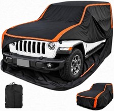 Full Enclosed Car Cover for Jeep Wrangler 1987  2026, Waterproof UV Protection