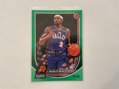 Bradley Beal 2025-26 Bowman Green #ed 3/99 (Jersey #) Card # 126 Suns