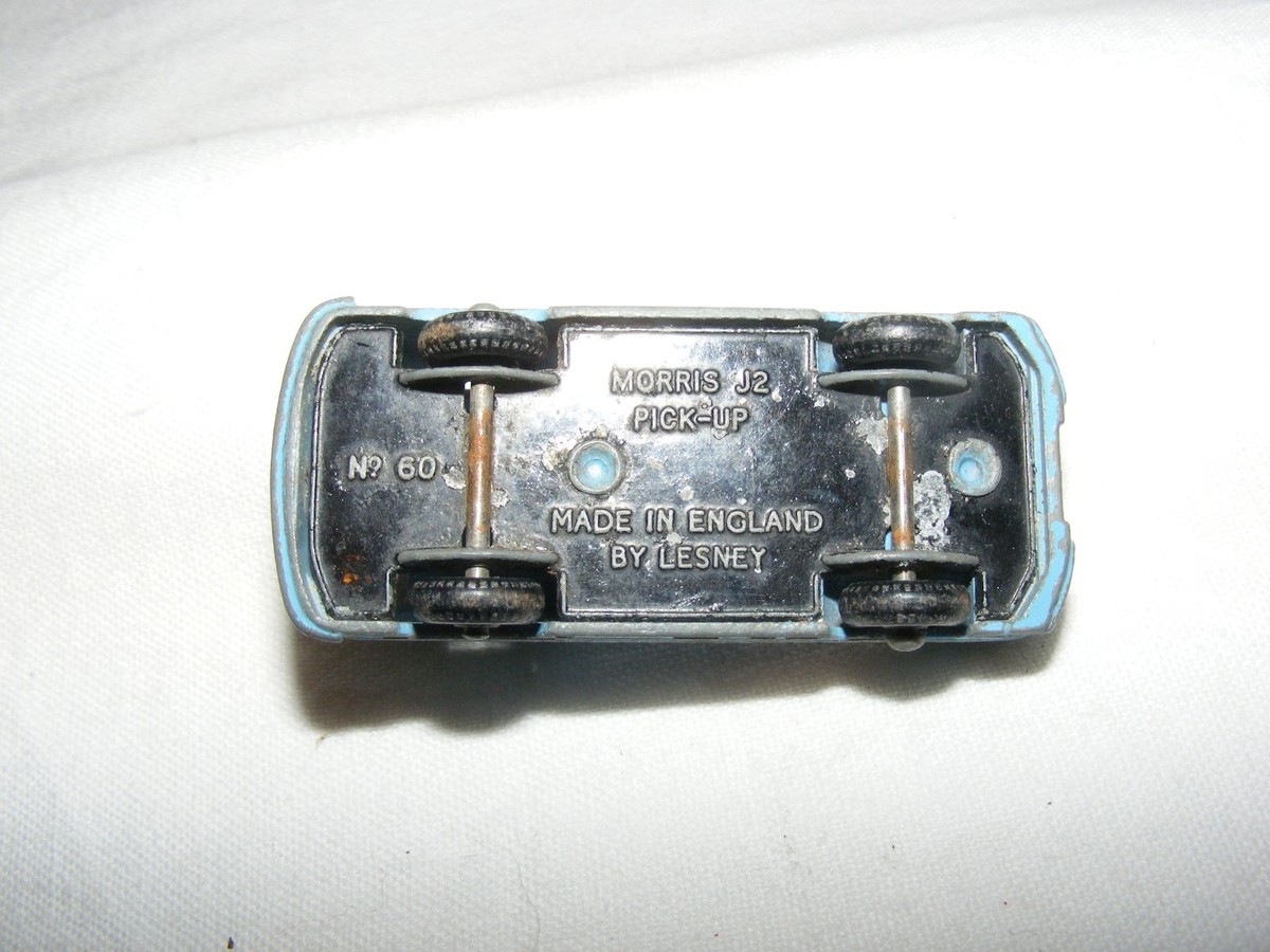 MATCHBOX No.60 MORRIS J2 PICK-UP ※silver Matchbox Regular Wheels no 60 Morris J2 Pickup. silver