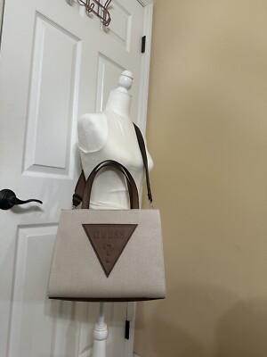 Guess Lua Bags Guess Women's Large Logo Tote Bag Satchel Handbag Blush