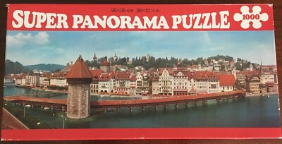 Super Panorama Puzzle - 1000 Teile - Luzern - 98 x 35 cm