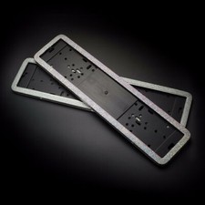 Bling Kristall Auto Lizenz Plattenrahmen Netter Strass Teller Halter Europa x 1