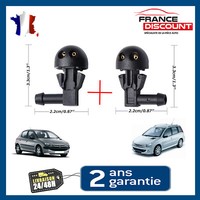 Partsline 2X DüSen Wasch Scheibenreinigung Vorn Peugeot 206 CC SW 6438J2 Schwarz
