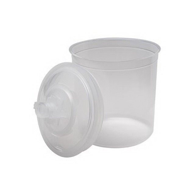 Disposable Paint Cup Kit 50 Lids & 50 Liners 20 CUPS 3M 16000 1
