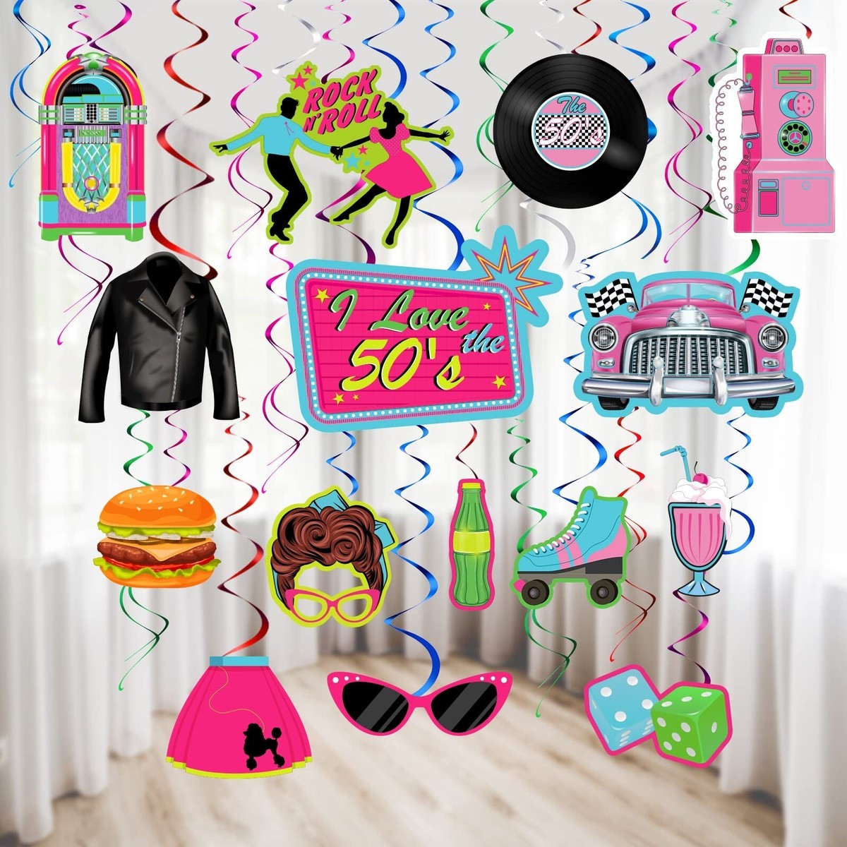 Lot De 3 Bannières Vinyle Rétro Années 70 – Décoration Anniversaire Musical, Fête Rock, DJ – Personnalisable