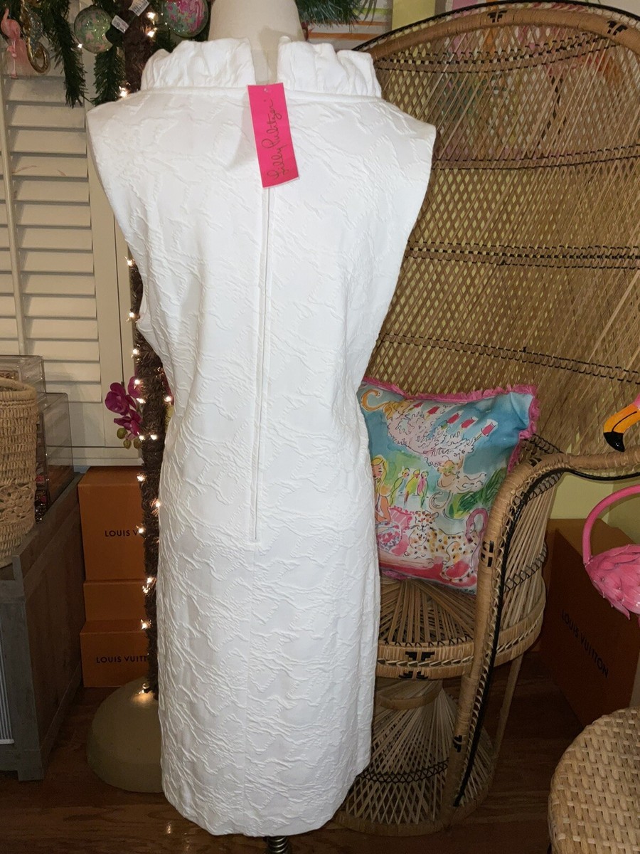 Robe Lilly Pulitzer Rae Shift - Taille S, Couleur Blanc, Neuf Avec étiquettes (valeur 198$)