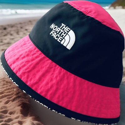 NORTH FACE UNISEX SUMMER PINK BLACK Logo Brim Lightweight CYPRESS BUCKET HAT S/M Cypress Bucket Hat | The North Face main image 4