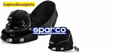 SPARCO BORSA PORTA CASCO COLLARE HANS COSMOS 016441NRSI COLORE NERO | eBay