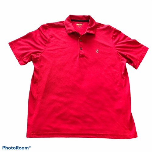 Izod performance cool fx red polo shirt 