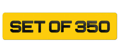 Metro 50mm Acrylic 4D Laser Cut Black SPARKLE Starter Pack x 350 Digits