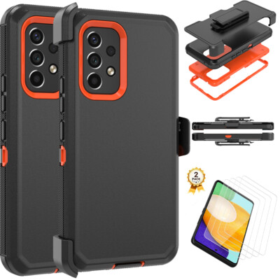 For Samsung Galaxy A53 5G Case Phone+Tempered Glass+Belt Clip Fits Otterbox | eBay For Samsung Galaxy A53 5G Case Phone+Tempered Glass+Belt Clip Fits Otterbox | eBay