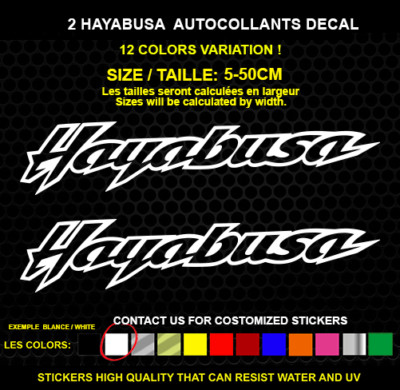 Sticker Busa 2 HAYABUSA sticker Genuine decal sticker WATERPROOF STICKERS | eBay