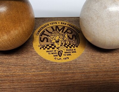 Vintage 1979 Stumps Type L Puzzle by Lumberjack Toys San Fransisco