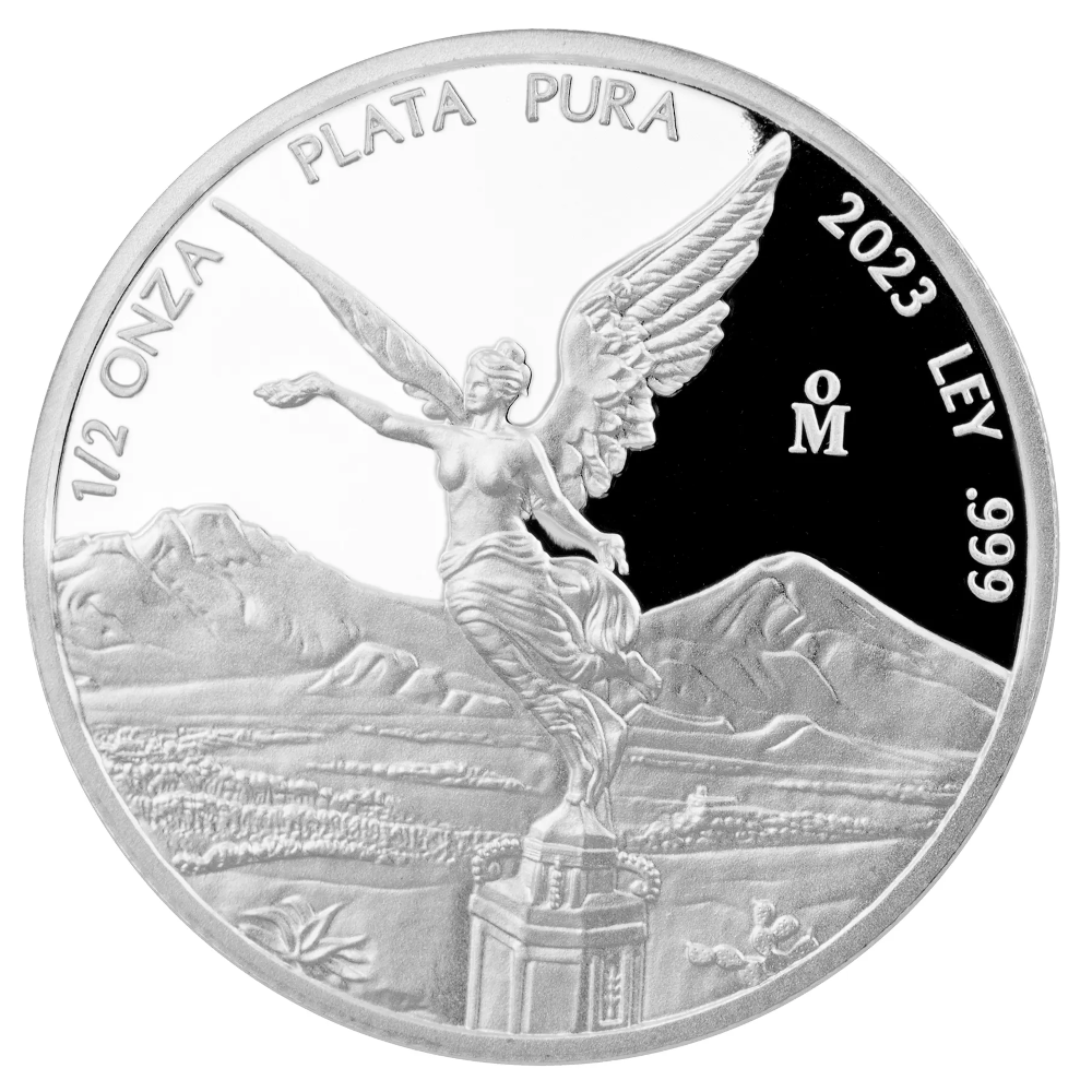 2023 Mexico 1/2 oz Fine Silver 999 PROOF Libertad in Capsule (Half Ounce)