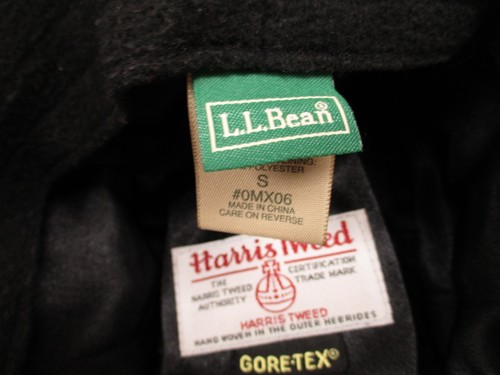 Vintage LL Bean Harris Tweed Wool GoreTex Bucket Hat Adult Size Small - Picture 7 of 11