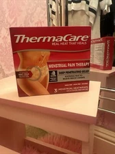 ThermaCare Menstrual Pain Therapy Pain Relief Heat Wraps, 3 Ct - Exp. 09/30/2026