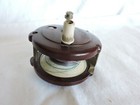 European Vintage Ox Blood Red Bakelite Fishing Reel — photo 1