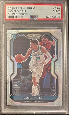 2020-21 Panini Prizm - Silver Prizm #278 LaMelo Ball PSA 9 Rc