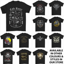 Camiseta Motociclista Motocicleta Divertida Café Corredor Chopper 11