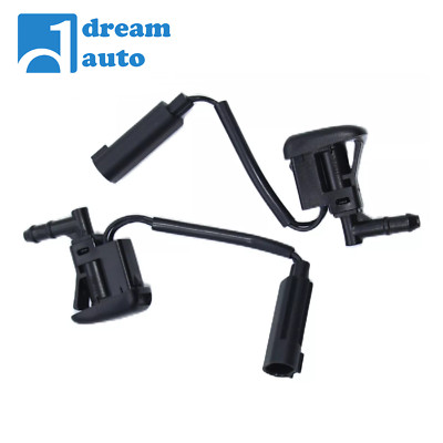 2x New Heated Windshield Washer Nozzle Fit for 02-06 BMW 330i 330xi 3.0L US