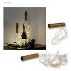 Lichterkette Flaschenverschluß "Korken" 15/40 LED warmweiß Flaschendokoration