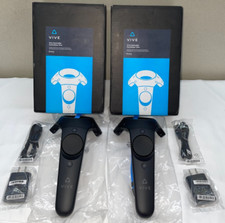 2 HTC Vive Virtual Reality VR Wand Controller...