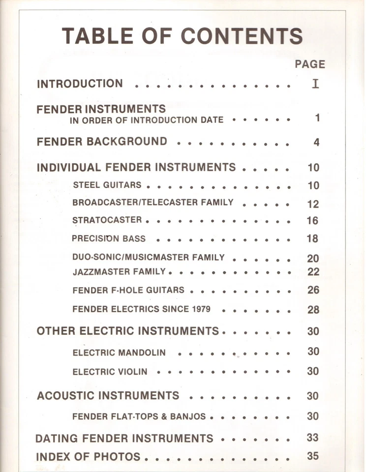 GUITAR HISTORY VOLUME #1, FENDER, 1ST EDITION. FREE POSTAGE - Image 2 of 3