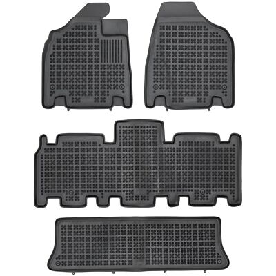 Gummi Rezaw-Plast Fußmatten für Kia Carnival II 2005-2014 Gummi-Autoteppich-Set