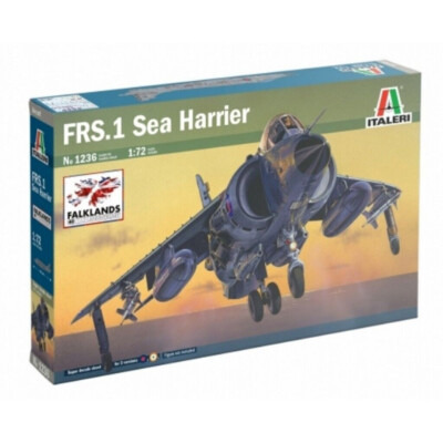 Italeri 510001236 1:72 Sea Harrier FRS. 1 Kampfflugzeug britische Royal Navy
