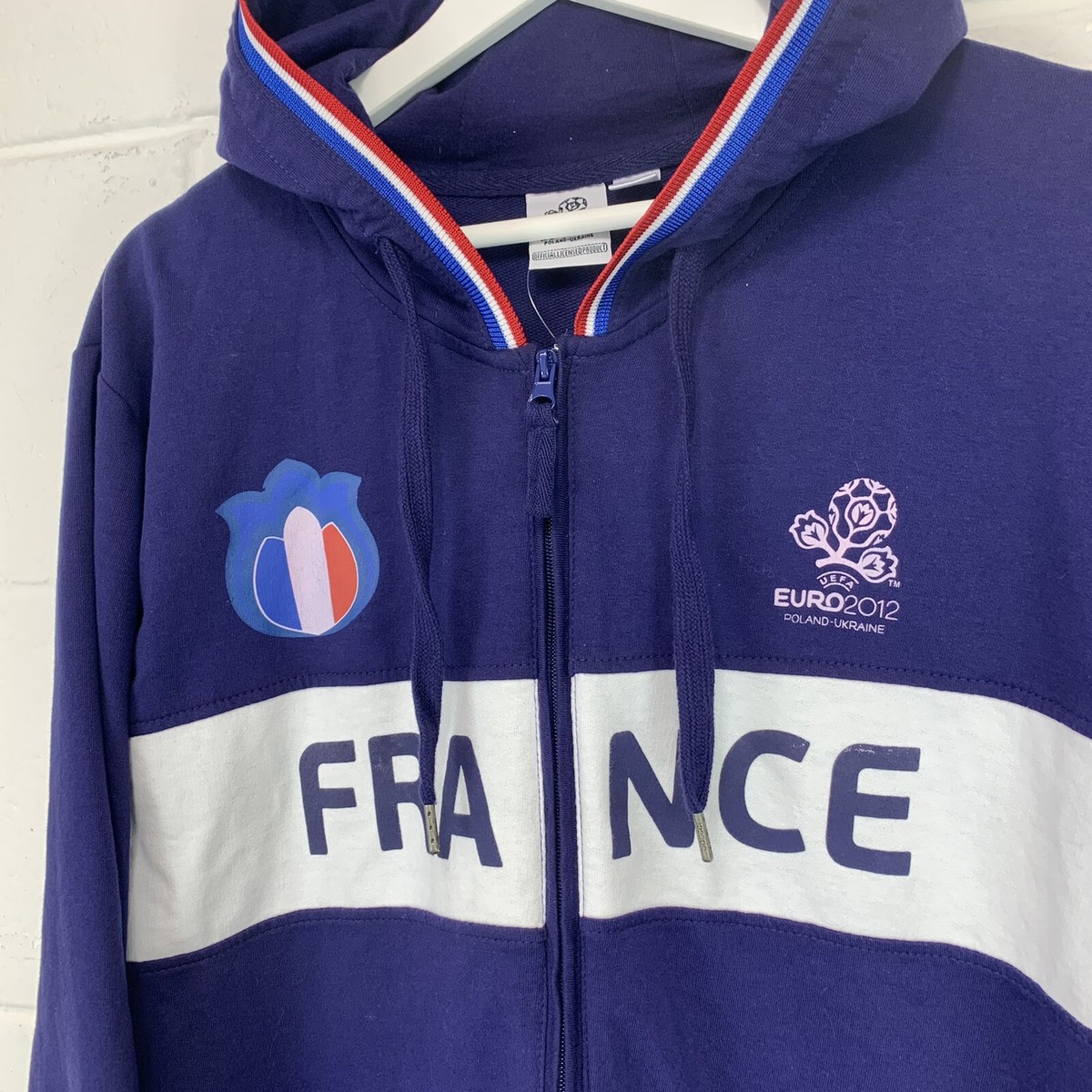 UEFA EURO2012  Poland-Ukraine パーカー UEFA EURO 2012 POLAND - UKRAINE FRANCE ZIP FFF HOODIE HOODY