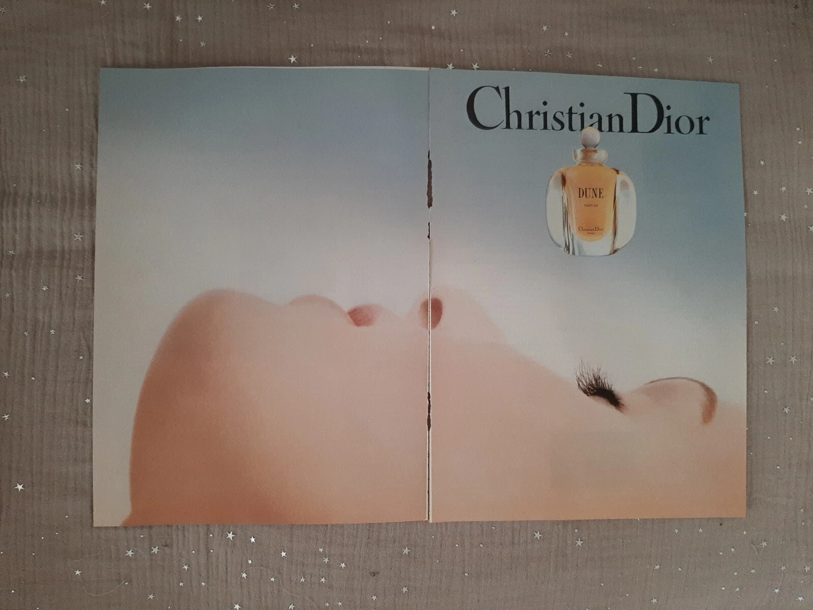 Publicité papier Parfum. Perfume Ad C. Dior Dune de 1993