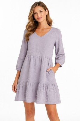 Market & Spruce Women s Dress Small Spring Summer Purple (E)