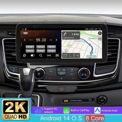 12.3'' 8Core 4+64GB CarPlay Radio GPS NAVI Für 2DIN Ford Transit Custom Tourneo