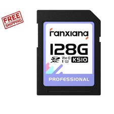 Ultra-Fast 128GB SDXC Card - Class 10, Waterproof Shockproof for Creators
