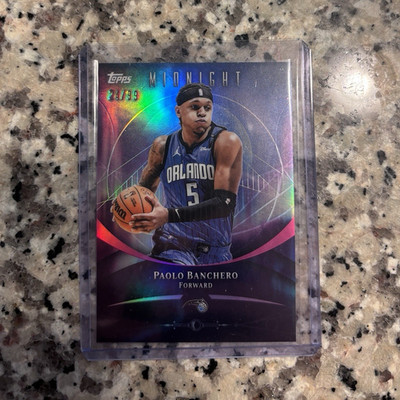 Topps 2024-25 Topps Midnight Paolo Banchero #34 Magic Serial Numbered 24/99