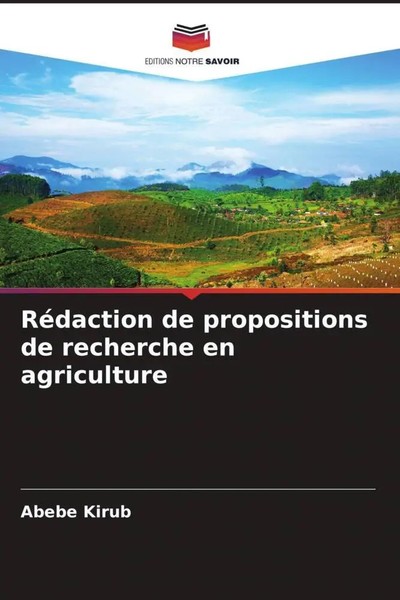 RéDaction De Propositions De Recherche En Agriculture Abebe Kirub Taschenbuch-image