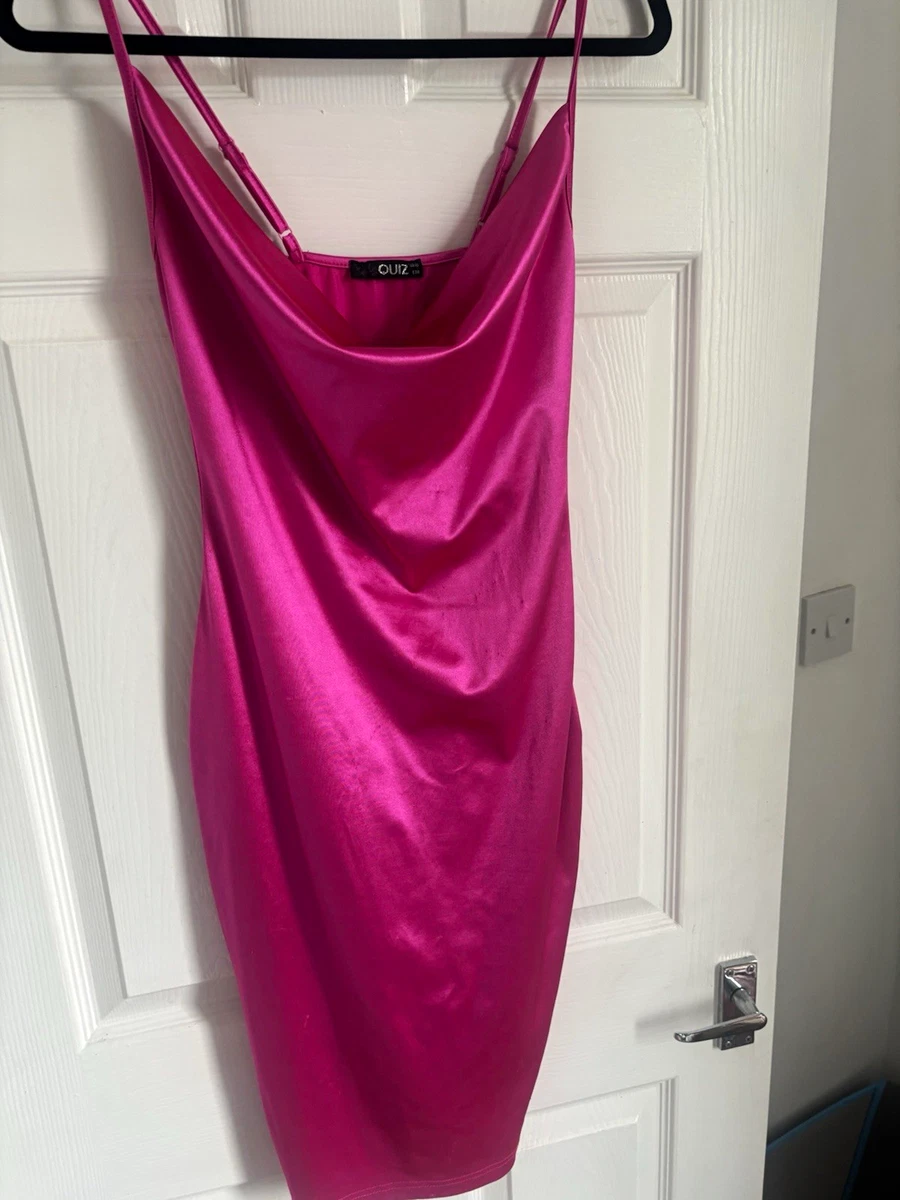 quiz hot pink dress Polyester Dresses for Women for sale lace wedding dresses
