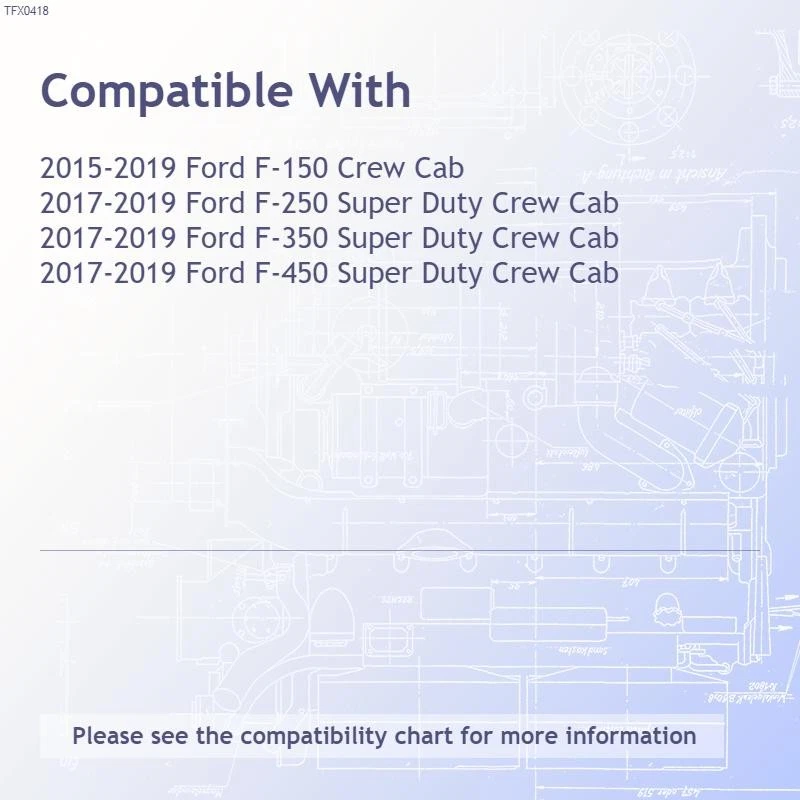 Barra Nerf ovalada recta de 5 pulgadas con 2 almohadillas para Ford F-150/250/350 2015-19 doble cabina Foto 3 de 4