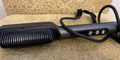 Tymo Hair Straightener Comb Electric Black Red Unisex Plastic Metal
