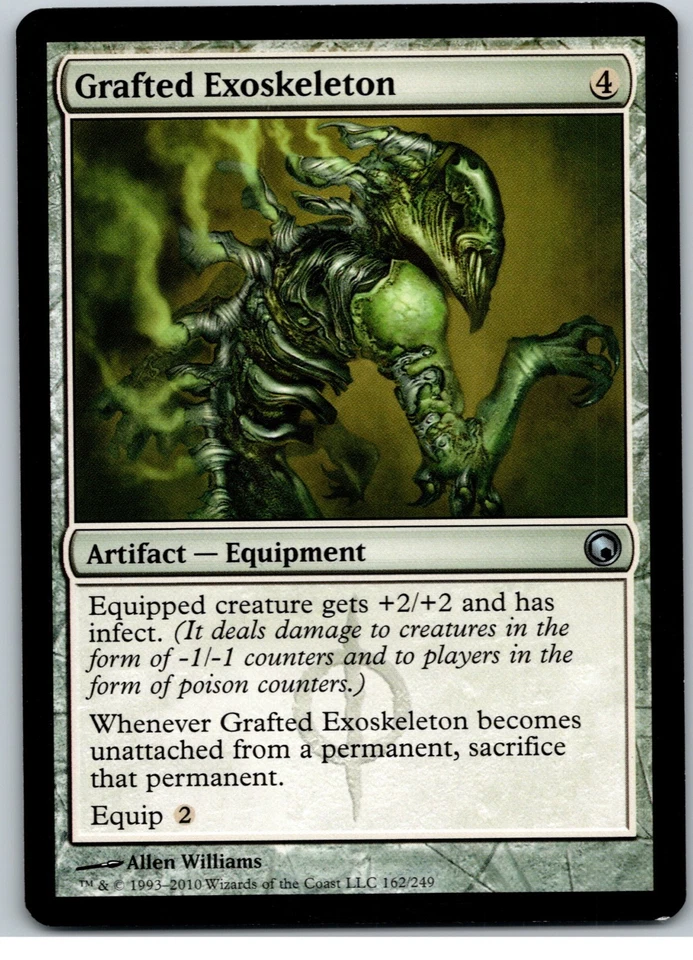 Grafted Exoskeleton Scars of Mirrodin Regular - Image 3 of 4