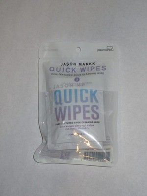 Jason Markk Sneaker Shoe Cleaning Quick Wipes - 3 Individually Wrapped Wipes