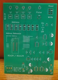 PROM Programmer Manual PCB for 82s129 82s126 74s287 74s387 Solder DIY You Build