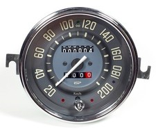 Vw Bug Bus Ghia Isp 200 Klm Speedometer Wtrip Odometer Beige Numerical Face Vw Bug Bus Ghia Isp 200 Klm Speedometer Wtrip Odometer Beige Numerical Face