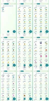 Pokémon Go Acc Level 70 +159 Shiny +4.9m Stardust - Male